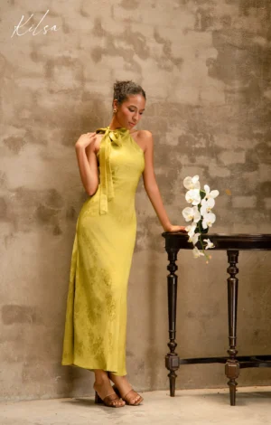 Đầm Lụa Yếm Xanh | Chloe Dress - S26.SM4D1 - Ảnh 5