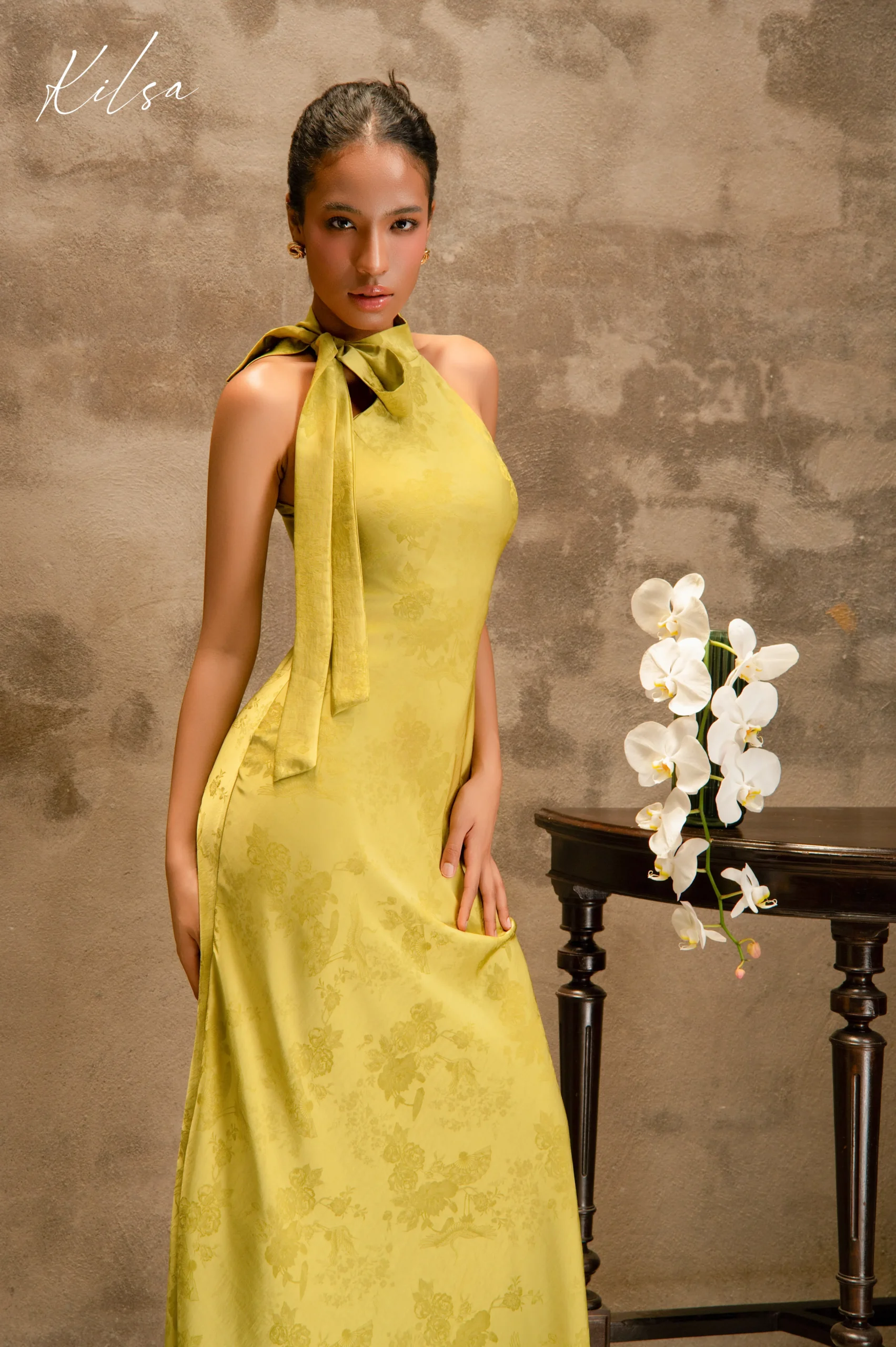 Đầm Lụa Yếm Xanh | Chloe Dress - S26.SM4D1 - Ảnh 3